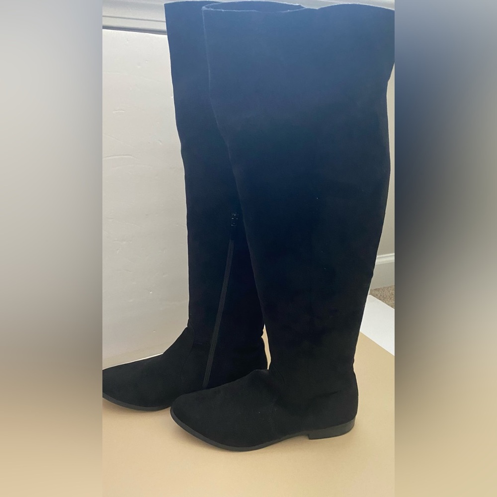 Black Micro Suede IMPO Over the Knee Boot- Size 7 - Picture 11 of 12